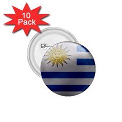 Uruguay Flag Country Symbol Nation 1 75  Buttons (10 Pack) by Sapixe