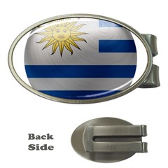 Uruguay Flag Country Symbol Nation Money Clips (oval)  by Sapixe