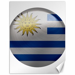 Uruguay Flag Country Symbol Nation Canvas 12  X 16  by Sapixe