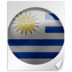 Uruguay Flag Country Symbol Nation Canvas 16  X 20  by Sapixe