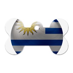 Uruguay Flag Country Symbol Nation Dog Tag Bone (one Side) by Sapixe