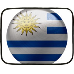 Uruguay Flag Country Symbol Nation Fleece Blanket (mini) by Sapixe