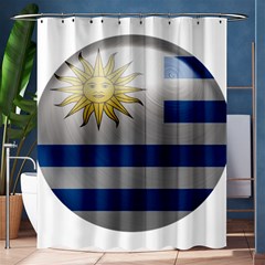 Uruguay Flag Country Symbol Nation Shower Curtain 60  X 72  (medium)  by Sapixe