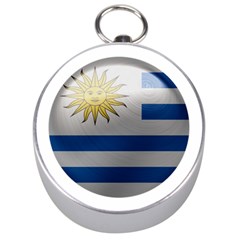 Uruguay Flag Country Symbol Nation Silver Compasses