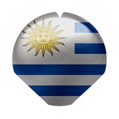 Uruguay Flag Country Symbol Nation Wooden Puzzle Heart