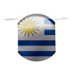 Uruguay Flag Country Symbol Nation Lightweight Drawstring Pouch (s) by Sapixe