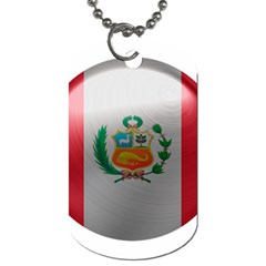 Peru Flag Country Symbol Nation Dog Tag (two Sides) by Sapixe