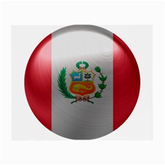 Peru Flag Country Symbol Nation Small Glasses Cloth (2 Sides) by Sapixe