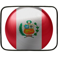 Peru Flag Country Symbol Nation Double Sided Fleece Blanket (mini)  by Sapixe