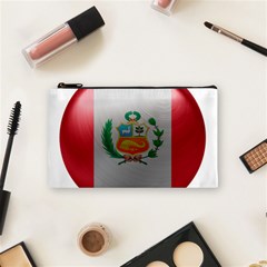 Peru Flag Country Symbol Nation Cosmetic Bag (small) by Sapixe