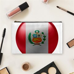 Peru Flag Country Symbol Nation Cosmetic Bag (medium) by Sapixe