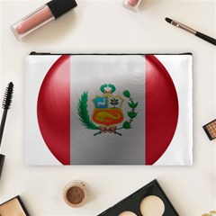 Peru Flag Country Symbol Nation Cosmetic Bag (large) by Sapixe