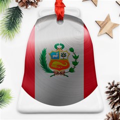 Peru Flag Country Symbol Nation Ornament (bell) by Sapixe