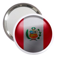 Peru Flag Country Symbol Nation 3  Handbag Mirrors by Sapixe