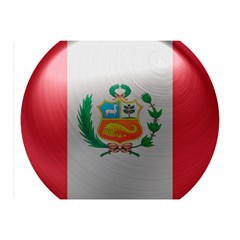 Peru Flag Country Symbol Nation Double Sided Flano Blanket (mini)  by Sapixe