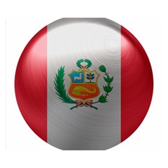 Peru Flag Country Symbol Nation Double Sided Flano Blanket (small)  by Sapixe