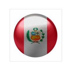 Peru Flag Country Symbol Nation Small Satin Scarf (square) by Sapixe