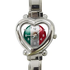 Flag Home Country National Symbol Heart Italian Charm Watch by Sapixe