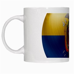 Ecuador Flag Ecuadorian Country White Mugs by Sapixe