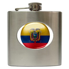 Ecuador Flag Ecuadorian Country Hip Flask (6 Oz) by Sapixe