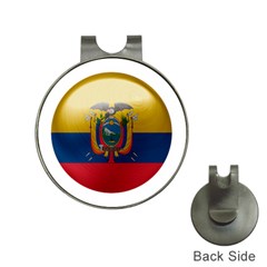 Ecuador Flag Ecuadorian Country Hat Clips With Golf Markers by Sapixe