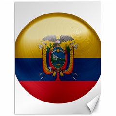 Ecuador Flag Ecuadorian Country Canvas 18  X 24  by Sapixe