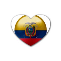 Ecuador Flag Ecuadorian Country Heart Coaster (4 Pack)  by Sapixe