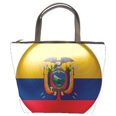 Ecuador Flag Ecuadorian Country Bucket Bag by Sapixe