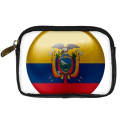 Ecuador Flag Ecuadorian Country Digital Camera Leather Case by Sapixe