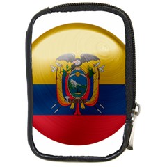 Ecuador Flag Ecuadorian Country Compact Camera Leather Case by Sapixe