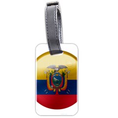 Ecuador Flag Ecuadorian Country Luggage Tag (two Sides) by Sapixe