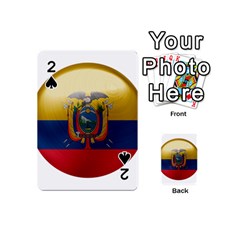 Ecuador Flag Ecuadorian Country Playing Cards 54 Designs (mini) by Sapixe