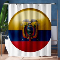 Ecuador Flag Ecuadorian Country Shower Curtain 60  X 72  (medium)  by Sapixe