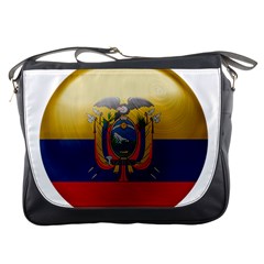 Ecuador Flag Ecuadorian Country Messenger Bag by Sapixe