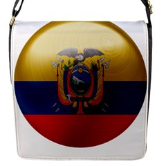 Ecuador Flag Ecuadorian Country Flap Closure Messenger Bag (s) by Sapixe