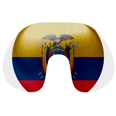 Ecuador Flag Ecuadorian Country Travel Neck Pillow by Sapixe