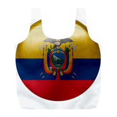 Ecuador Flag Ecuadorian Country Full Print Recycle Bag (l) by Sapixe