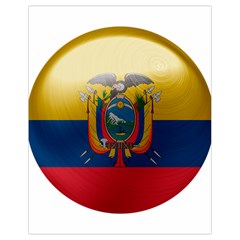 Ecuador Flag Ecuadorian Country Drawstring Bag (small) by Sapixe