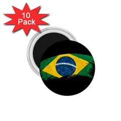 Flag Brazil Country Symbol 1 75  Magnets (10 Pack)  by Sapixe