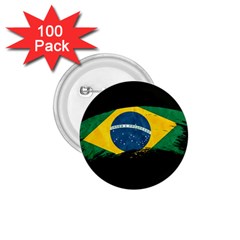 Flag Brazil Country Symbol 1 75  Buttons (100 Pack)  by Sapixe