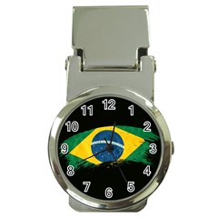 Flag Brazil Country Symbol Money Clip Watches by Sapixe