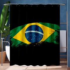 Flag Brazil Country Symbol Shower Curtain 60  X 72  (medium)  by Sapixe