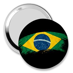 Flag Brazil Country Symbol 3  Handbag Mirrors by Sapixe