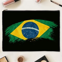 Flag Brazil Country Symbol Cosmetic Bag (xxxl) by Sapixe