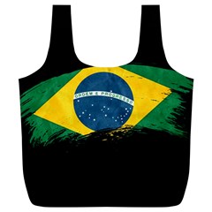 Flag Brazil Country Symbol Full Print Recycle Bag (xl) by Sapixe