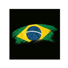 Flag Brazil Country Symbol Small Satin Scarf (square) by Sapixe