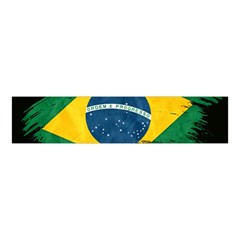 Flag Brazil Country Symbol Velvet Scrunchie by Sapixe