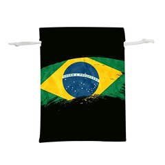 Flag Brazil Country Symbol Lightweight Drawstring Pouch (l) by Sapixe