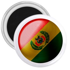 Bolivia Flag Country National 3  Magnets by Sapixe