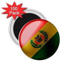 Bolivia Flag Country National 2 25  Magnets (100 Pack)  by Sapixe